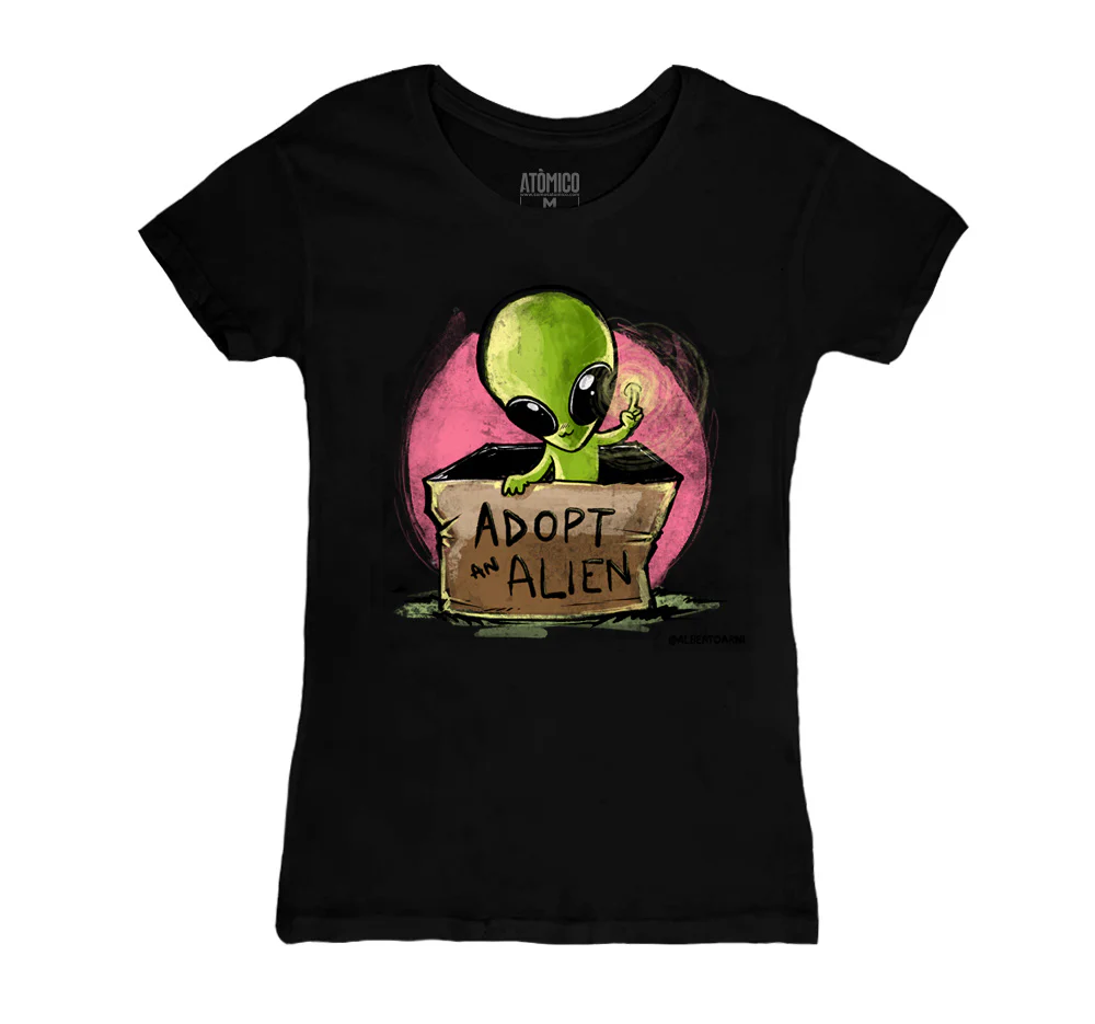 Adopta un Alien - Playera DAMA