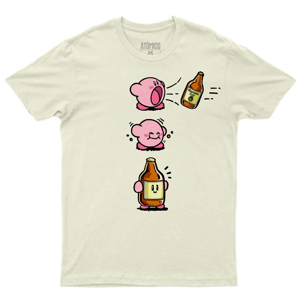 Caguama Kirby 🍺 - Playera Gamer