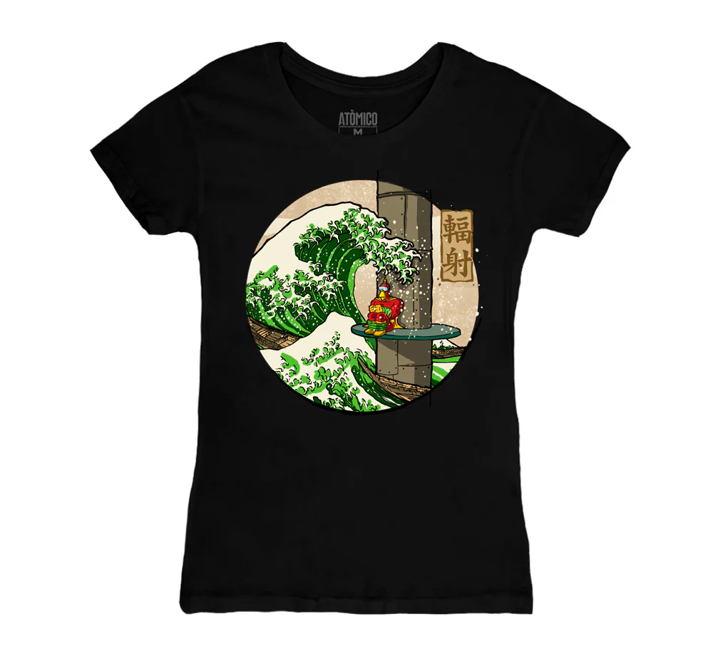 La Gran Ola Radioactiva de @SimpsonitoMX - Playera DAMA