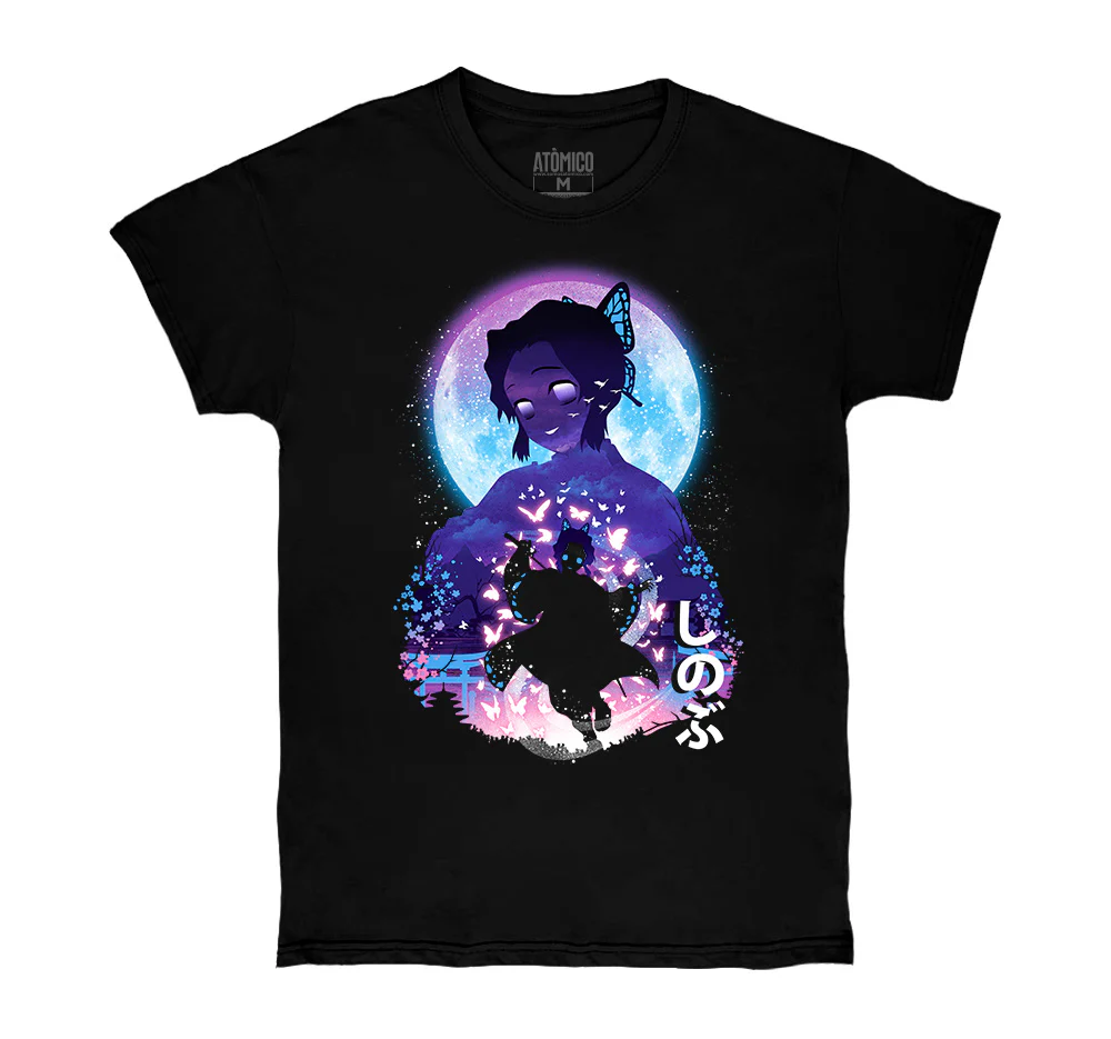 Demon Shinobu - Playera CABALLERO Anime