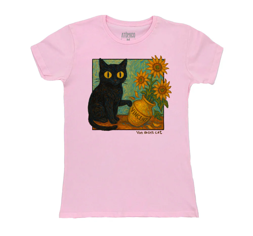 El Gato de Van Gogh - Playera DAMA