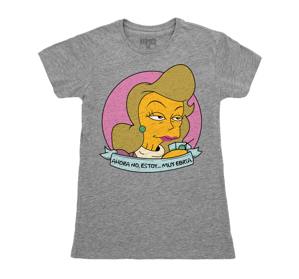 Estoy... Muy Ebria de @SimpsonitoMX - Playera DAMA