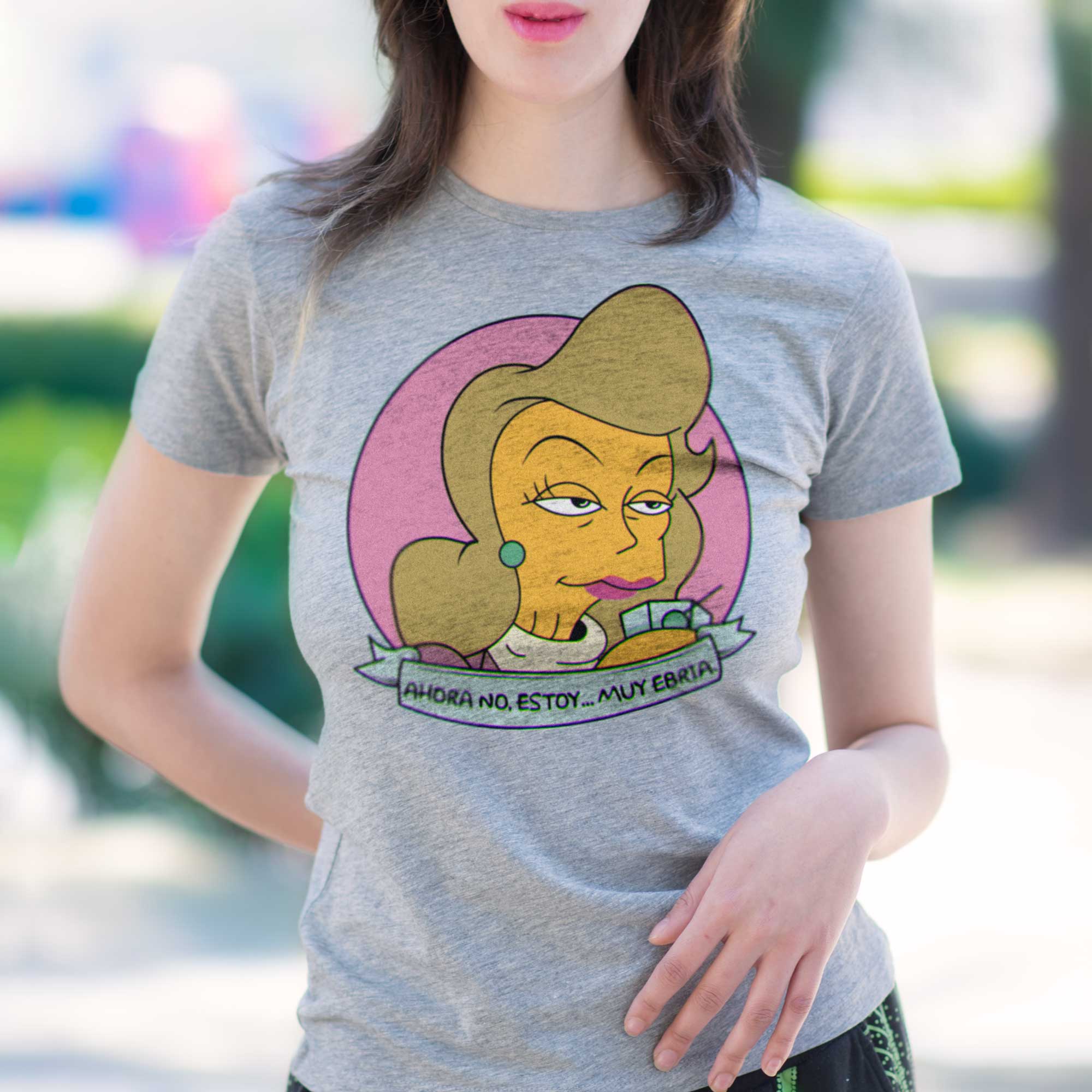 Estoy... Muy Ebria de @SimpsonitoMX - Playera DAMA - Image 2