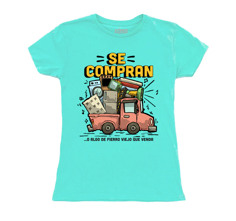 Fierro Viejo Menta - Playera DAMA Chilango