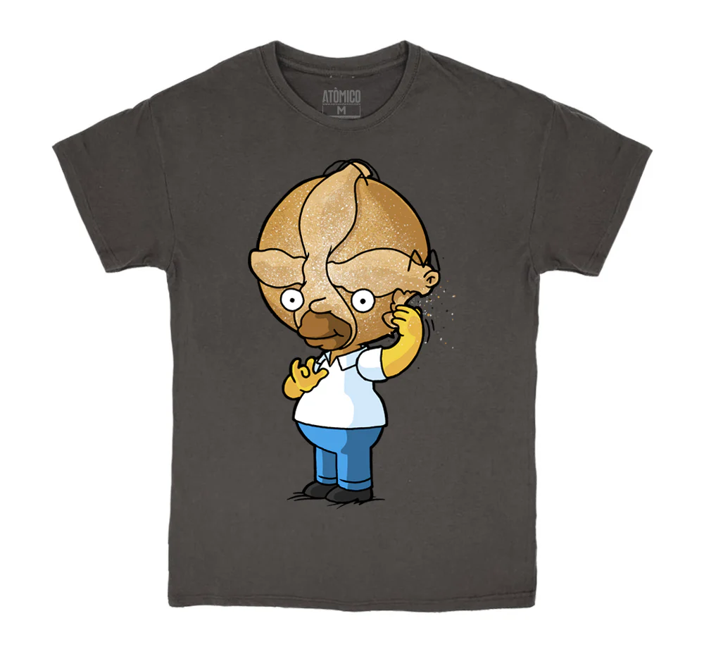 Homero Pan de Muerto - Playera CABALLERO Día de Muertos