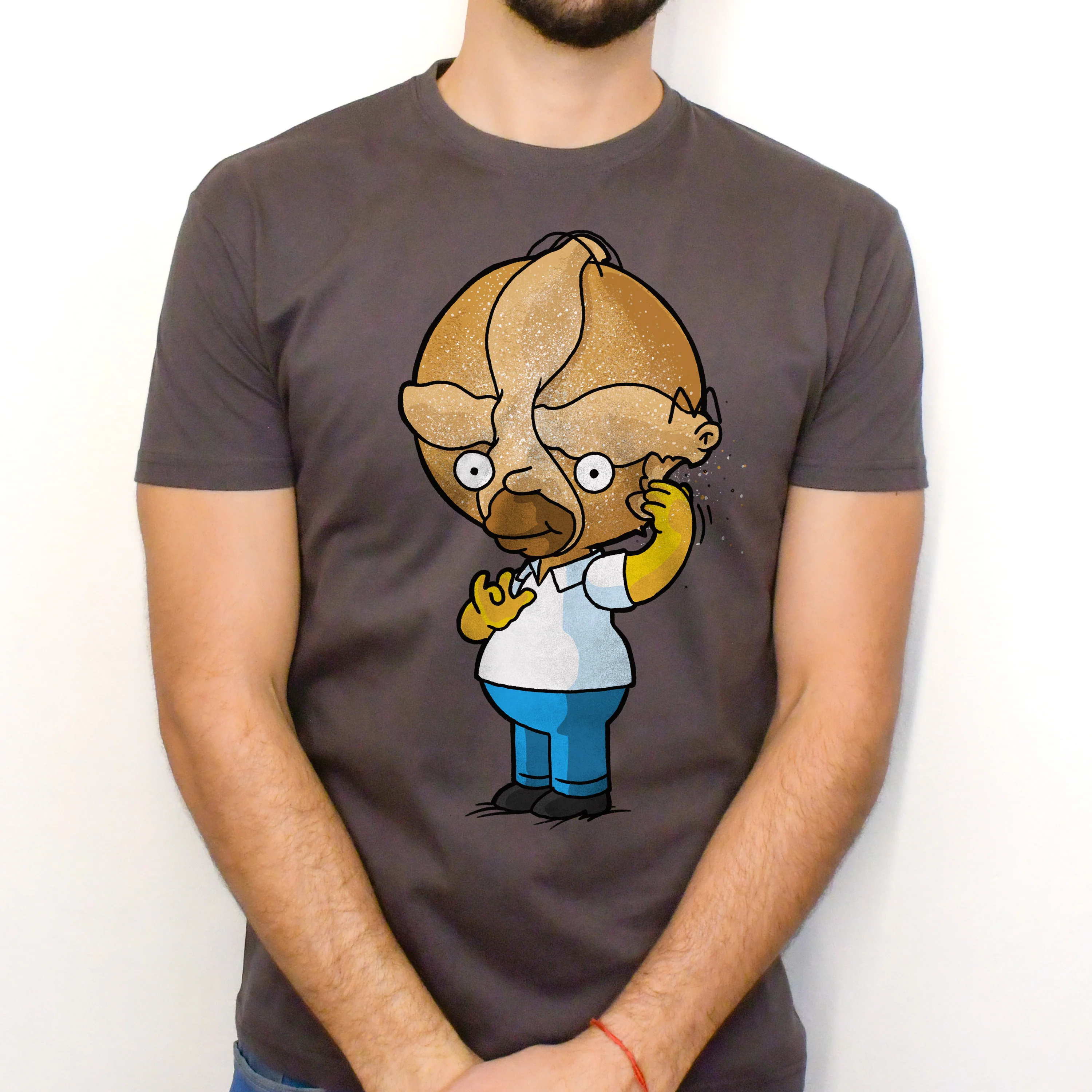 Homero Pan de Muerto - Playera CABALLERO Día de Muertos - Image 2