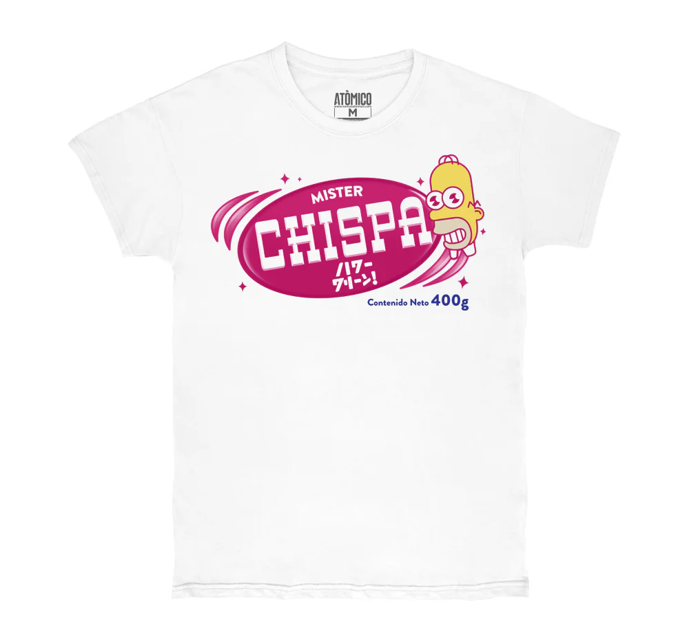 Jabón Mr. Chispa de @SimpsonitoMX - Playera CABALLERO