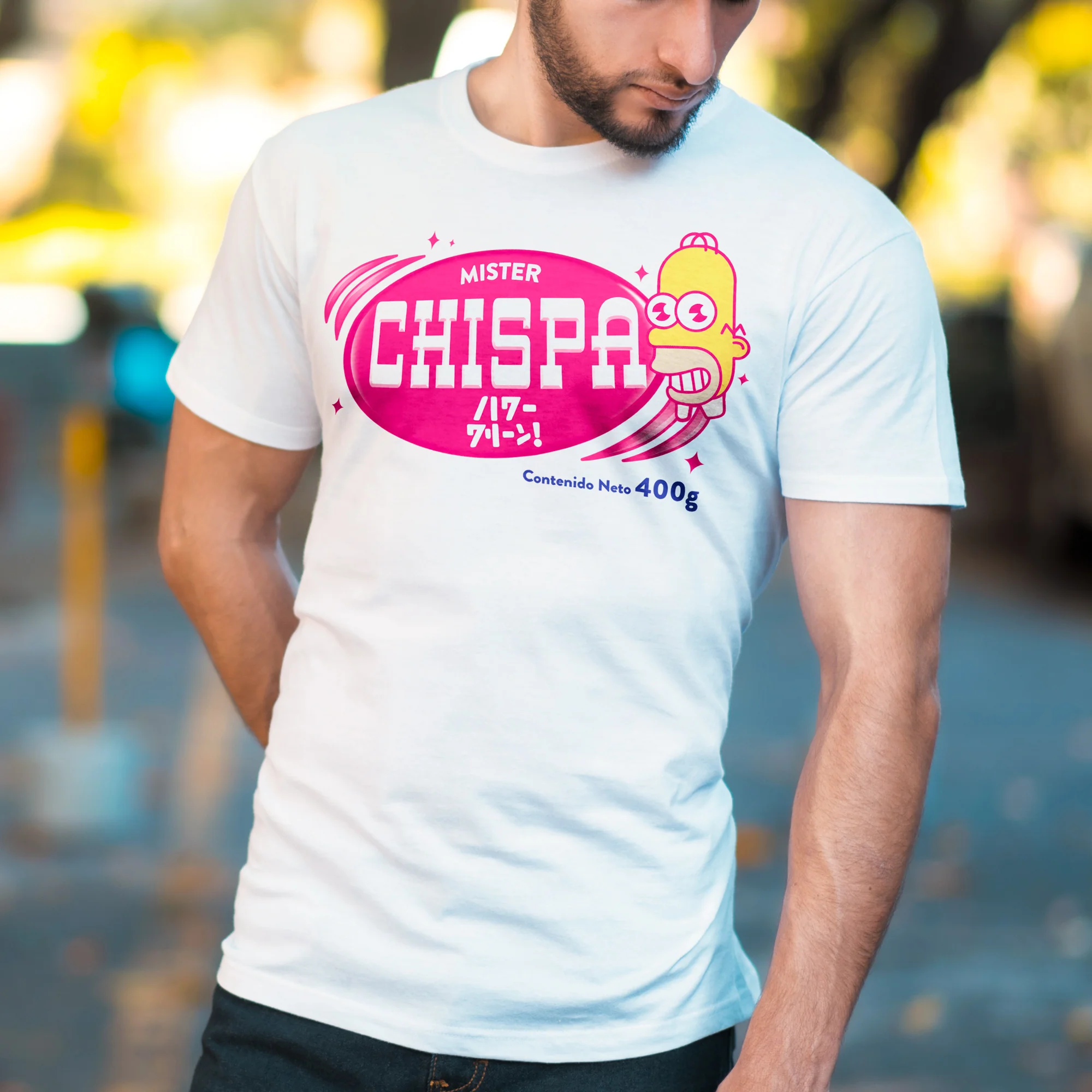 Jabón Mr. Chispa de @SimpsonitoMX - Playera CABALLERO - Image 2