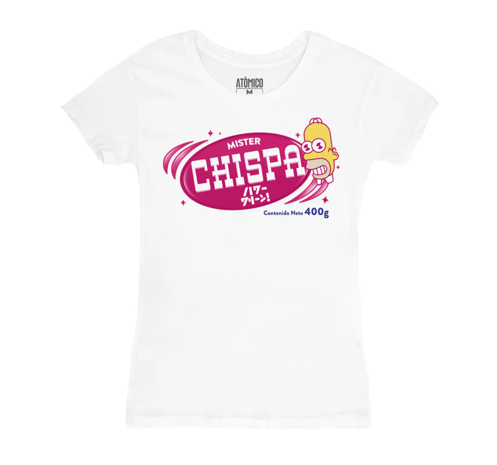 Jabón Mr. Chispa de @SimpsonitoMX - Playera DAMA