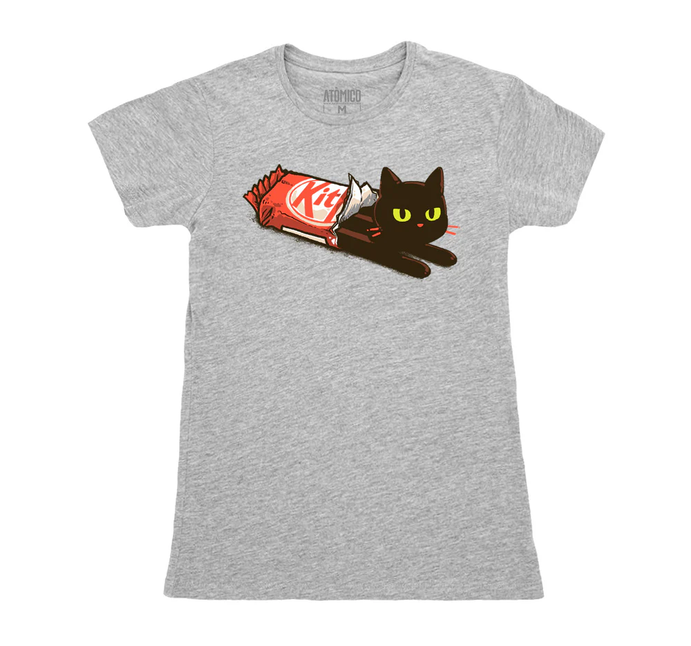 Kit-Cat Gris Jaspe - Playera DAMA