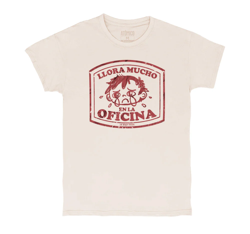 Llora Mucho en la Oficina - Playera CABALLERO