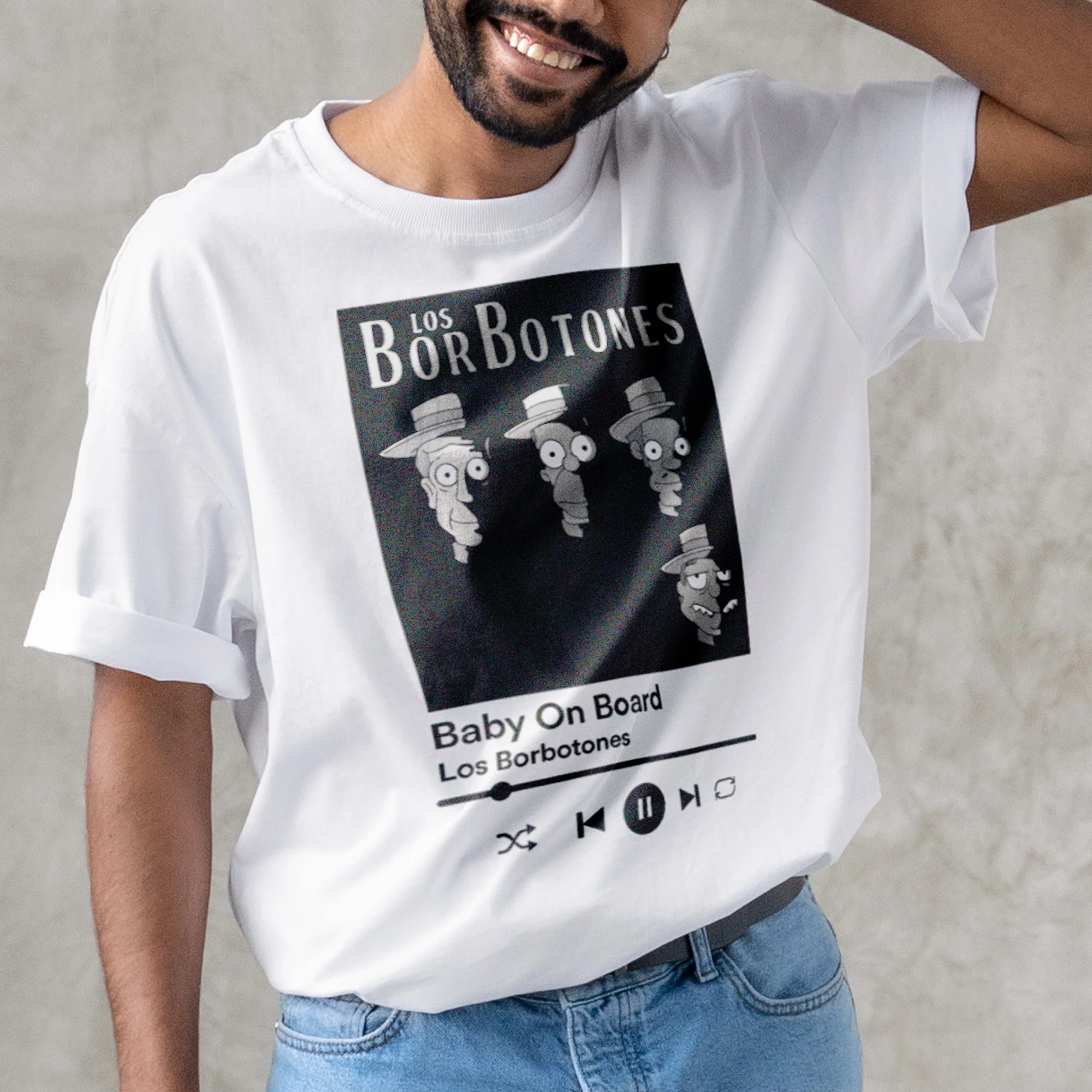 Los Borbotones (Álbum) de @SimpsonitoMX - Playera CABALLERO - Image 2