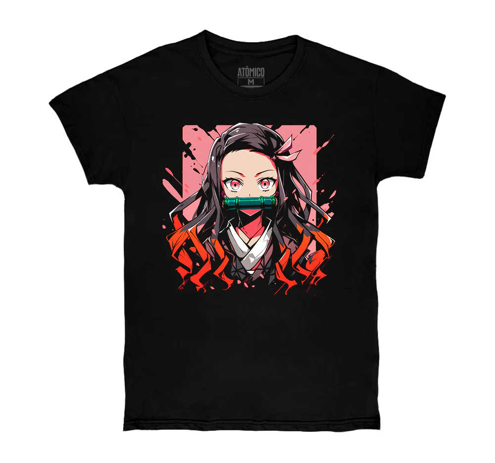 Nezuko Kamado - Playera CABALLERO Anime