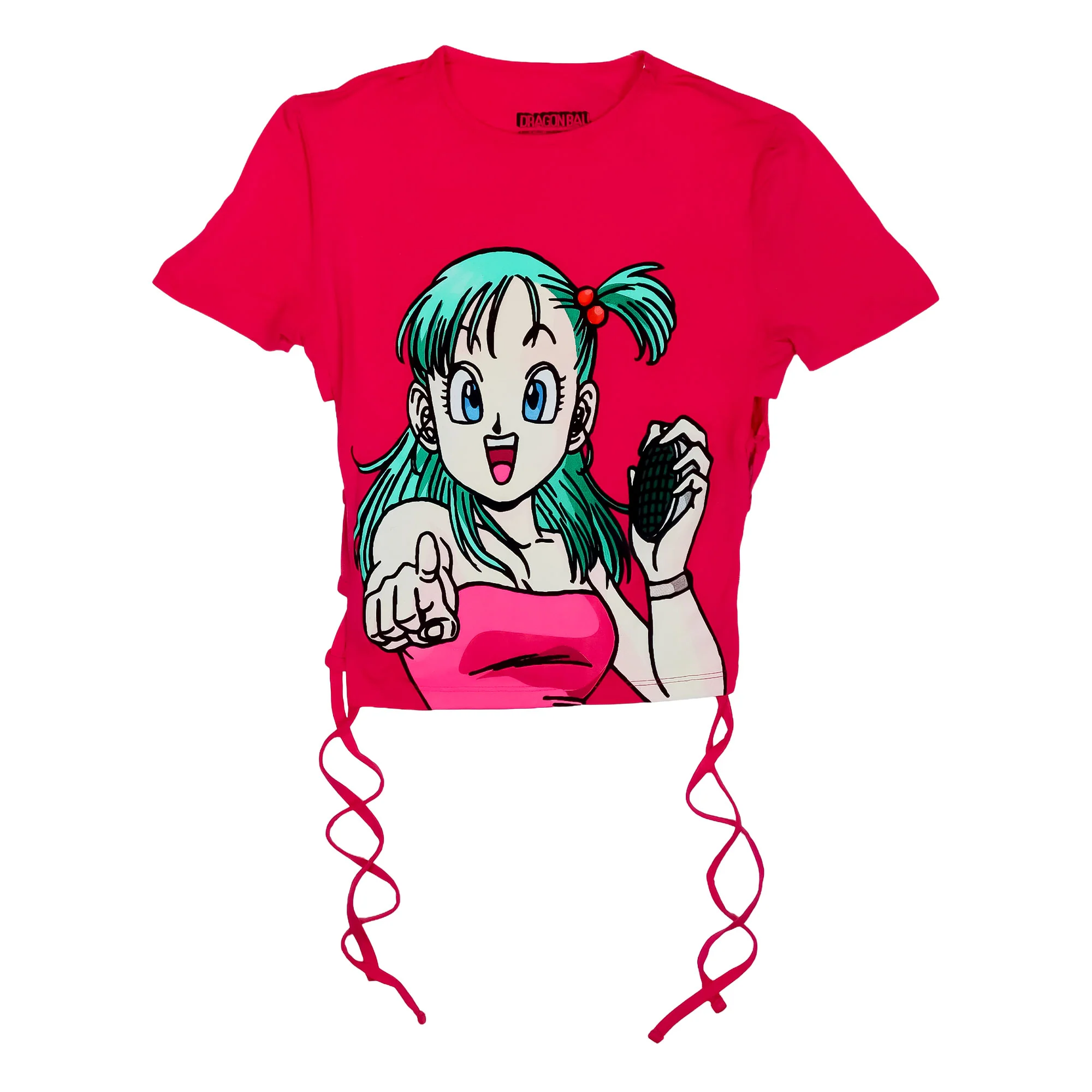 Bulma Señal Magenta - Crop Top DAMA Licencia DRAGON BALL™