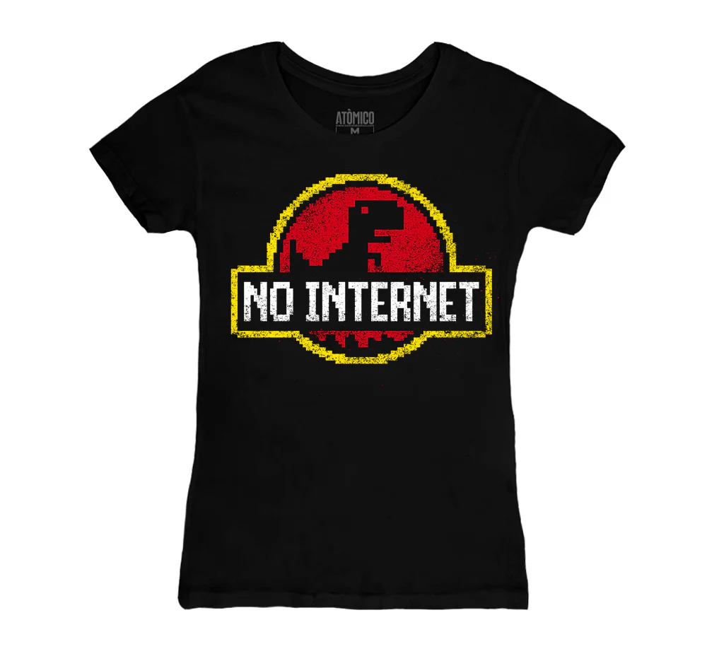 No Internet - Playera DAMA