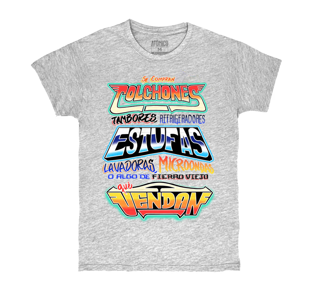 ¡Se Compran! Gris Jaspe - Playera CABALLERO Chilango