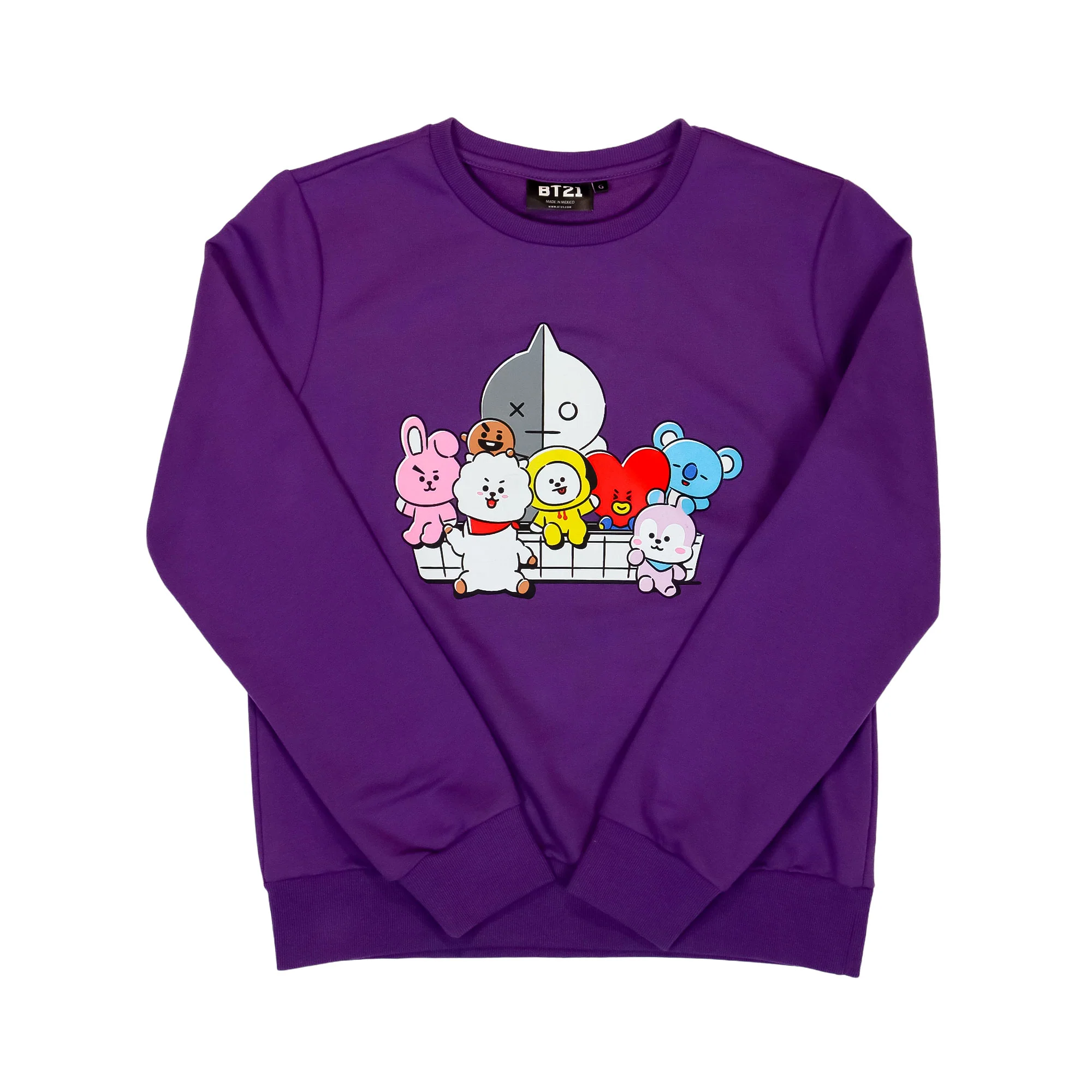 Sudadera BTS Morada - JUVENIL Licencia BTS™