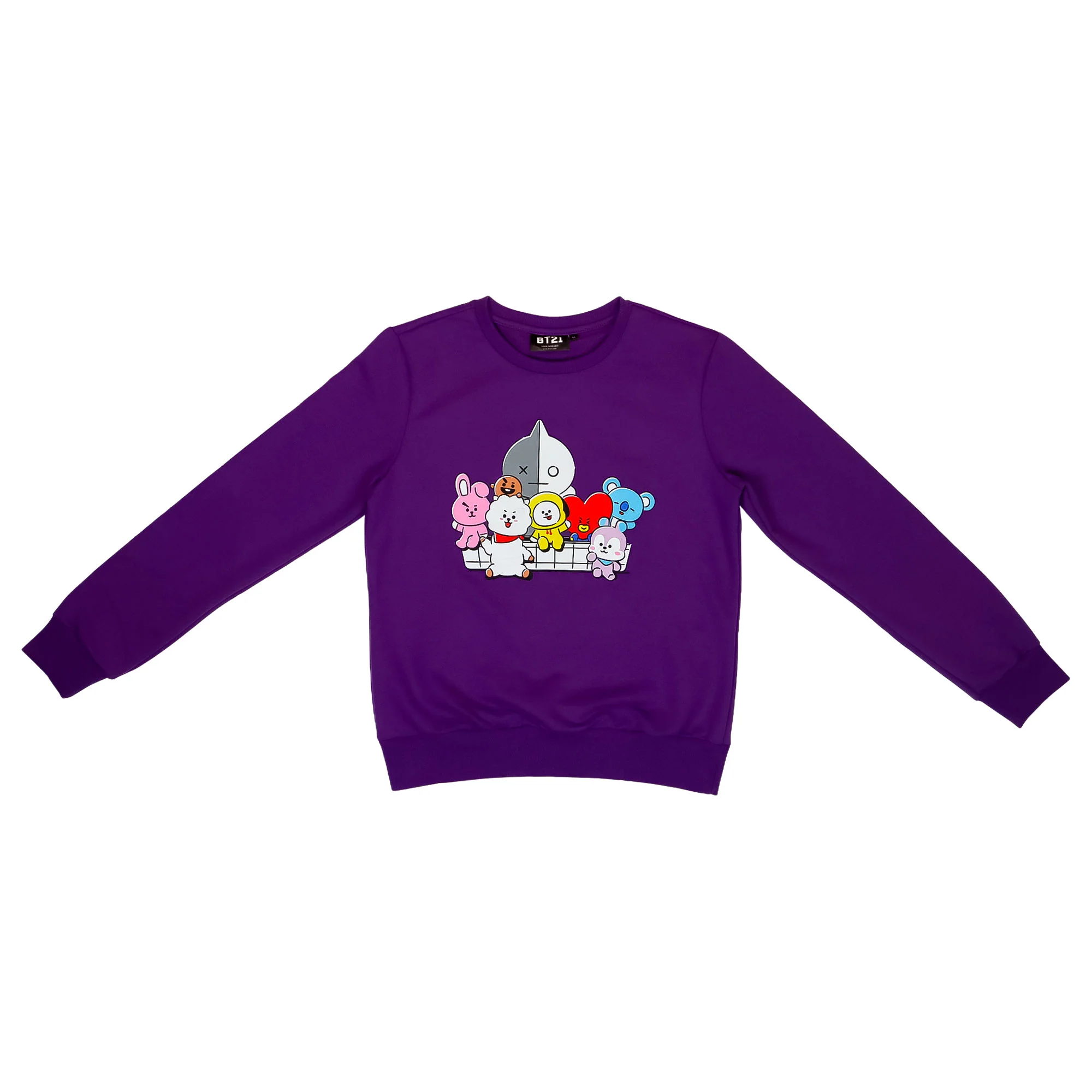 Sudadera BTS Morada - JUVENIL Licencia BTS™ - Image 2