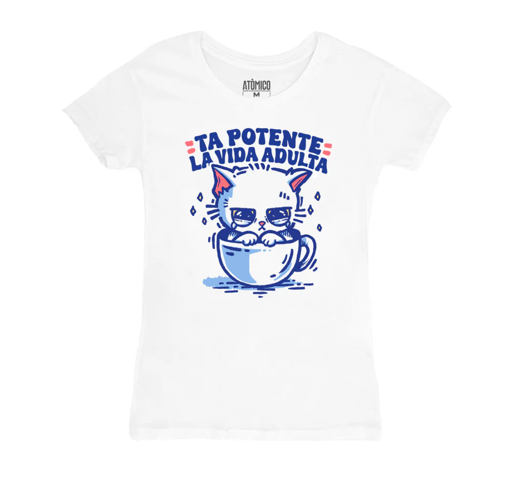 Ta Potente La Vida Adulta - Playera DAMA