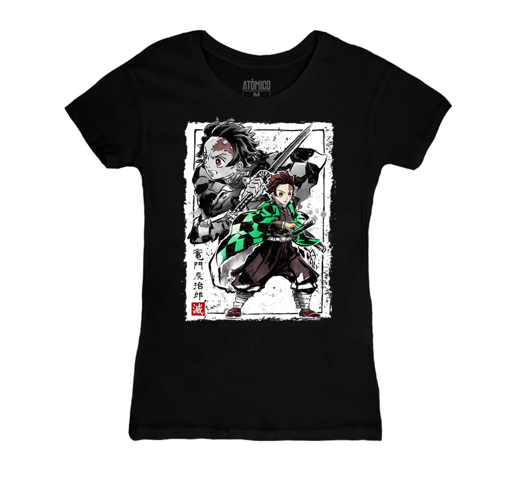 Tanjiro Chirashi - Playera DAMA Anime