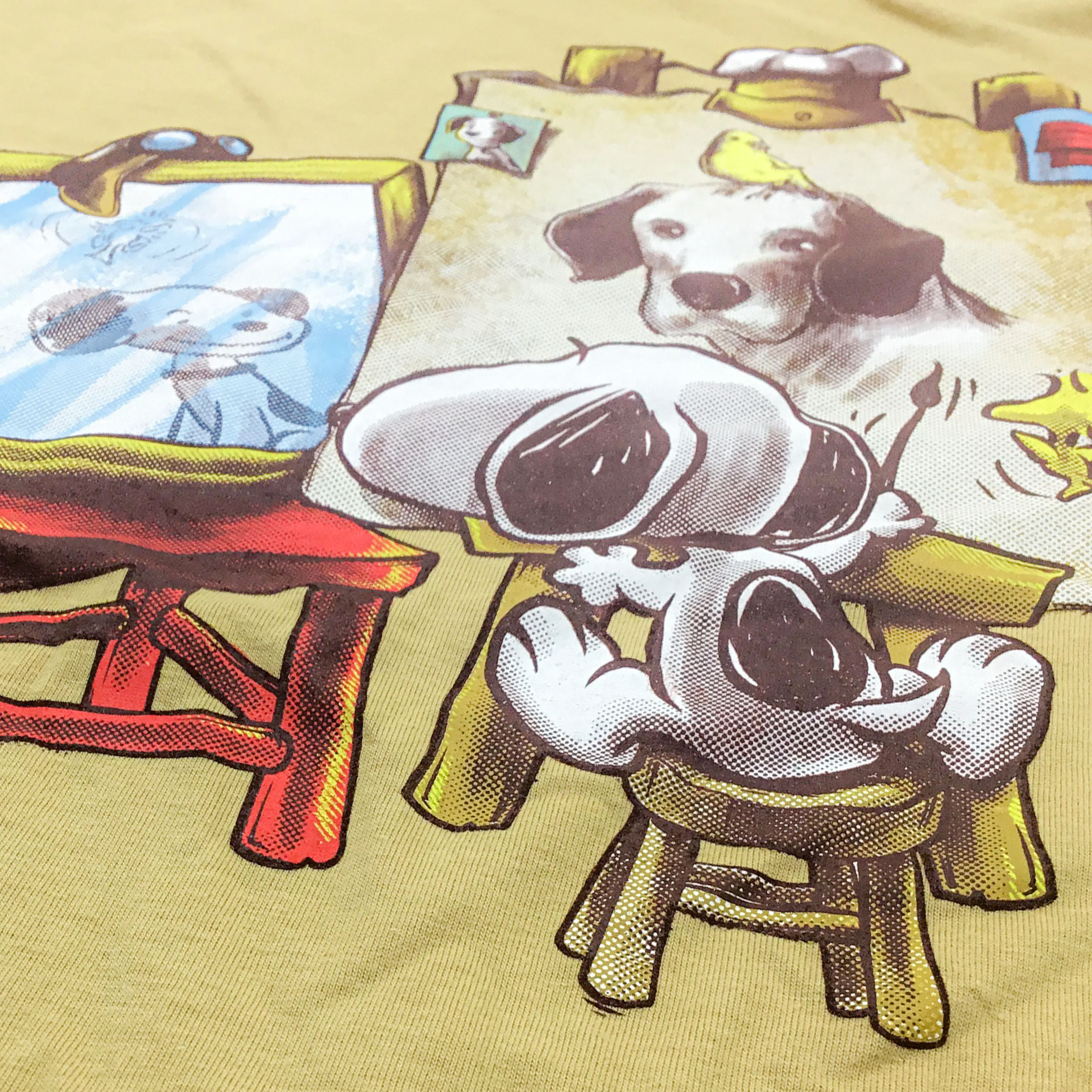 Triple Beagle Portrait - Playera CABALLERO - Image 2