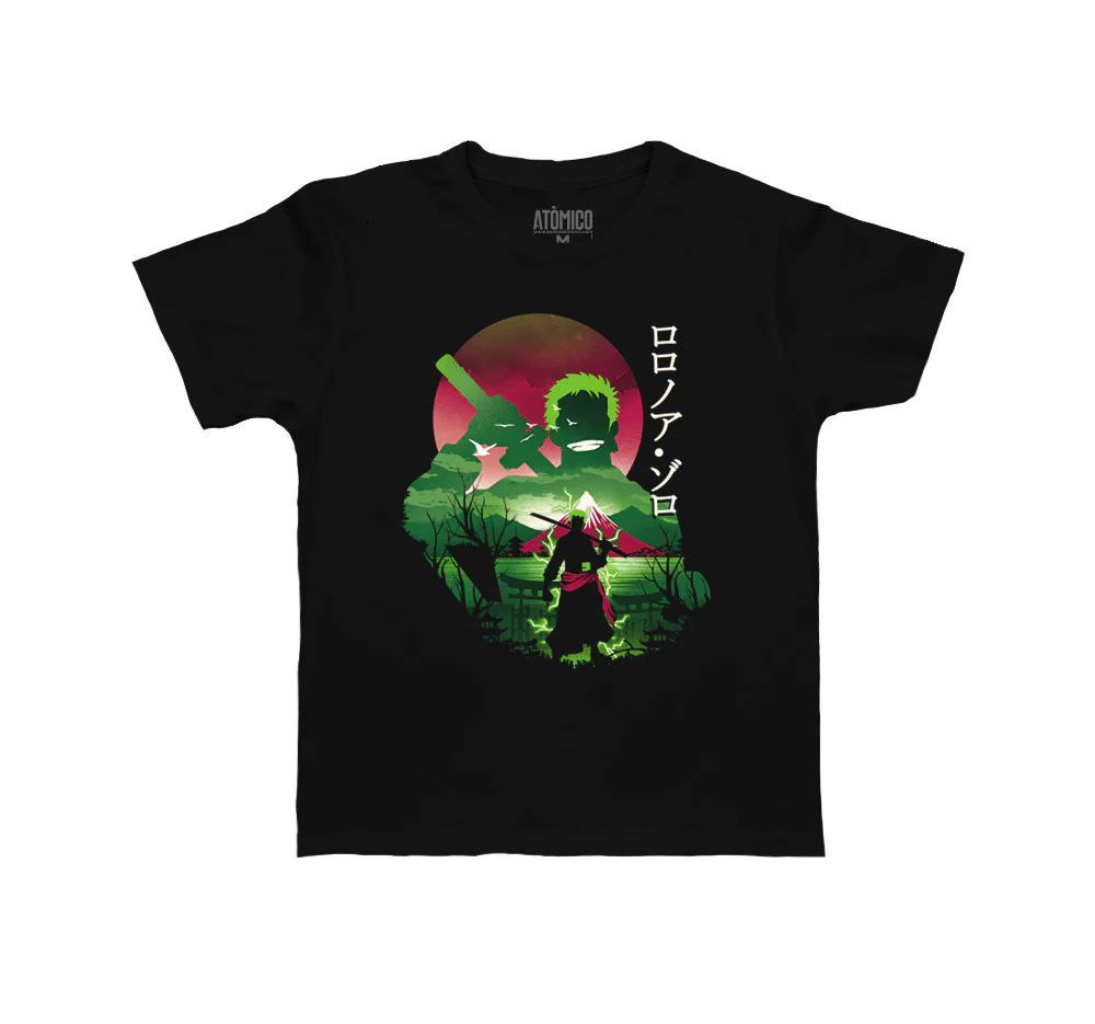 Zoro Ukiyo - Playera NIÑO Anime